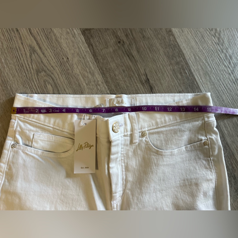 Lily Pulitzer 29" South Ocean High-Rise Skinny Jean size 10 - Picture 8 of 9